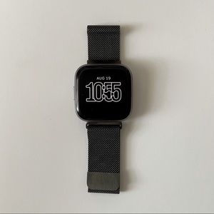 VERSE 2 FITBIT METAL BAND WITH CHARGER
